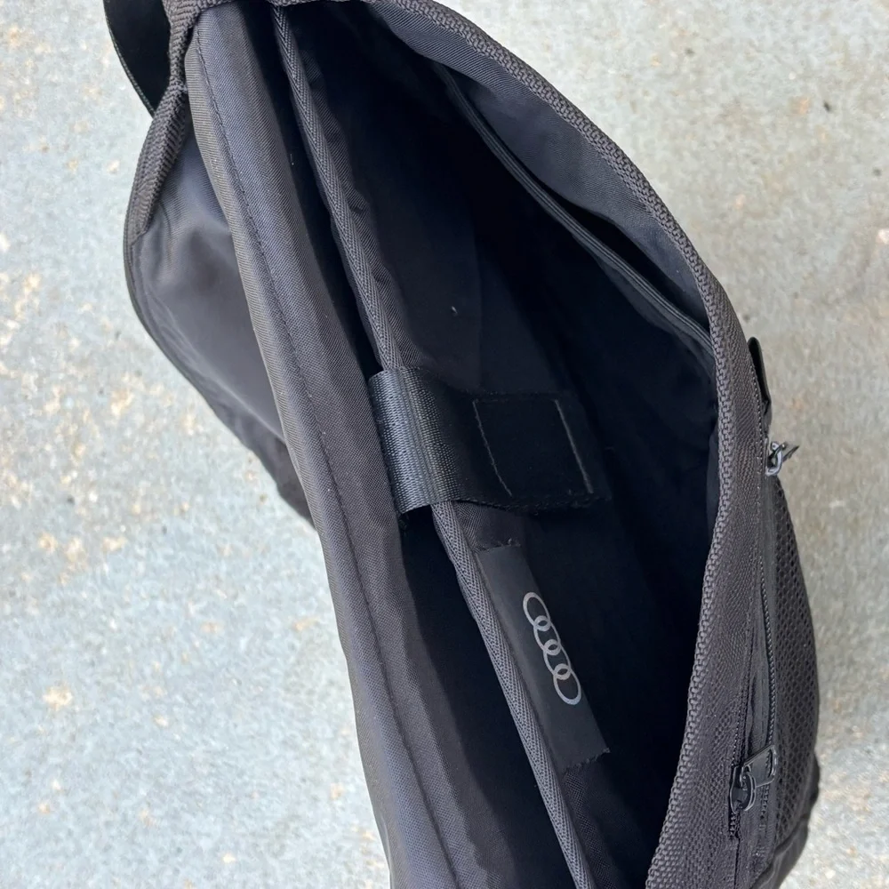 Audi Black Messenger Laptop Bag